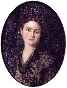 Ignacio Pinazo Camarlench Retrato de Dona Teresa Martenez France oil painting artist